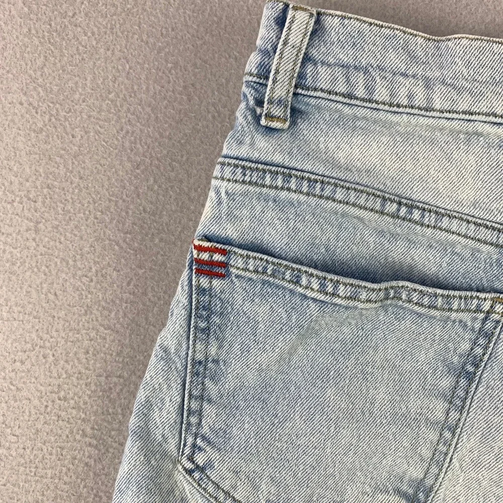 BDG Urban Outfitters Jean Shorts Women 24 Light Wash High Rise Denim Cutoff